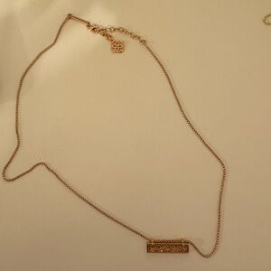 Kendra Scott Rose Gold Bar Necklace